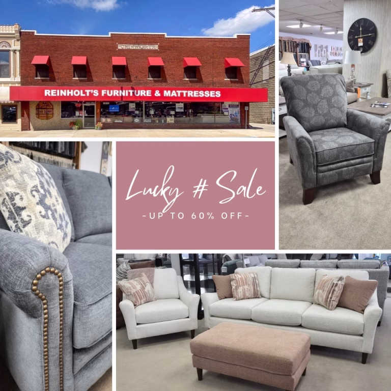 Shop our February Lucky Number Sale! Huge furniture savings, 12-month interest-free financing, and a chance to win a $500 gift card. No purchase required.