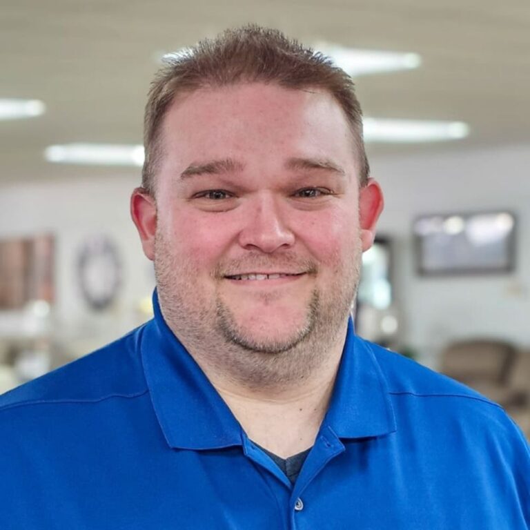 Andrew Hickman, delivery team member at Reinholt's Furniture & Mattresses